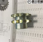 45C Silver Zincing Plating Double Chain Sprocket 06B10T With Grooves